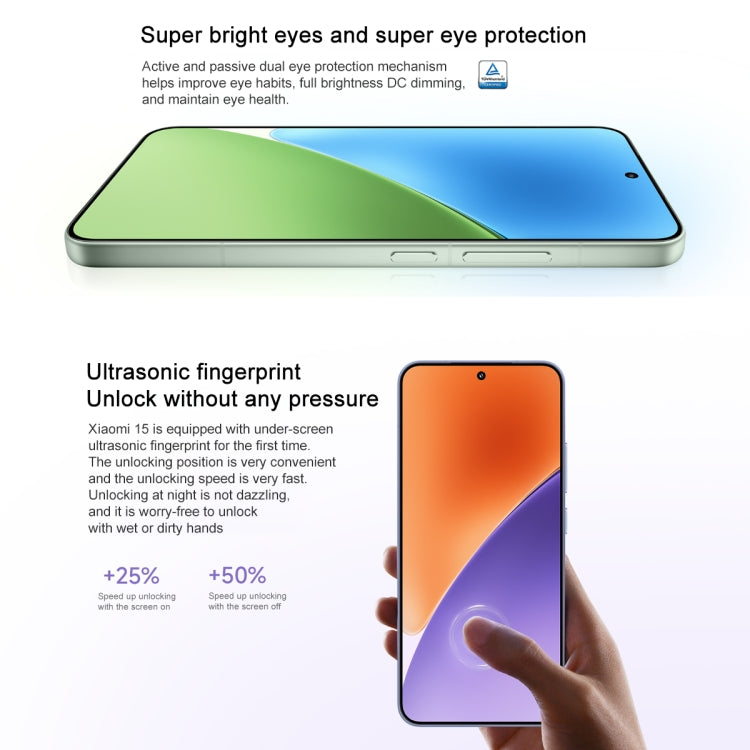 Xiaomi 15, 12GB+512GB, 6.36 inch Xiaomi HyperOS 2 Snapdragon 8 Elite Octa Core 3nm up to 4.32GHz, NFC, Network: 5G (Purple)