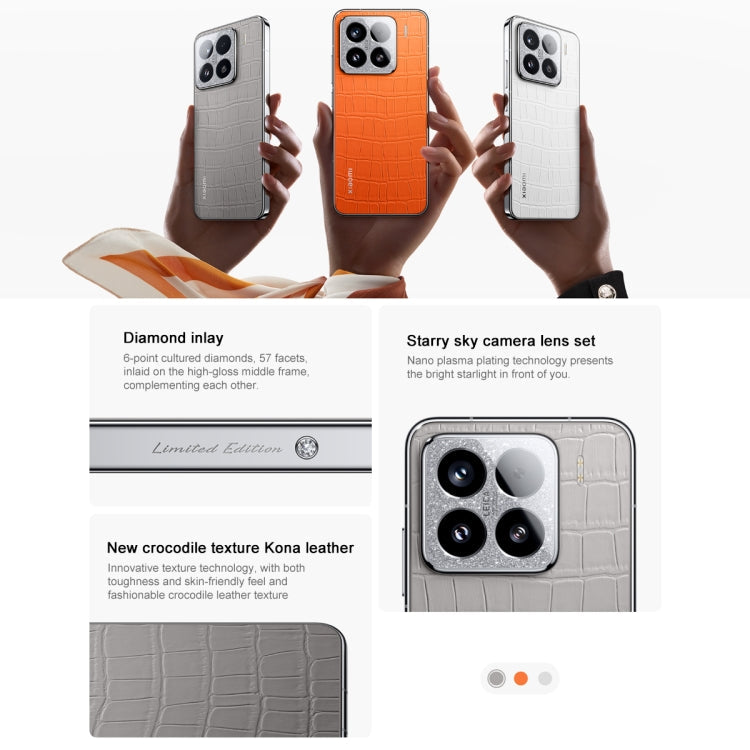 Xiaomi 15, 16GB+1TB, 6.36 inch Xiaomi HyperOS 2 Snapdragon 8 Elite Octa Core 3nm up to 4.32GHz, NFC, Network: 5G (White)