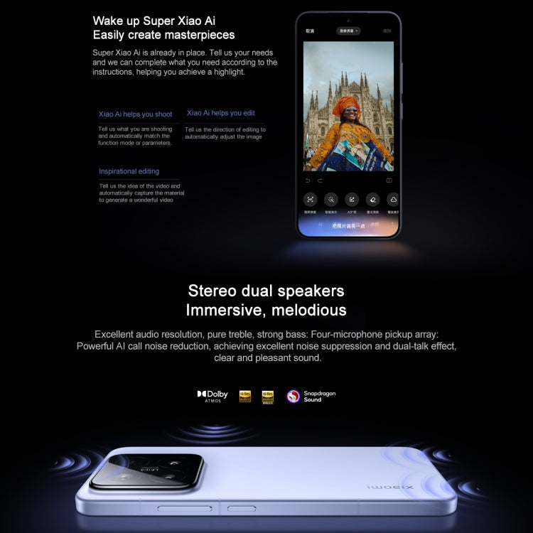 Xiaomi 15, 16GB+512GB, 6.36 inch Xiaomi HyperOS 2 Snapdragon 8 Elite Octa Core 3nm up to 4.32GHz, NFC, Network: 5G (White)