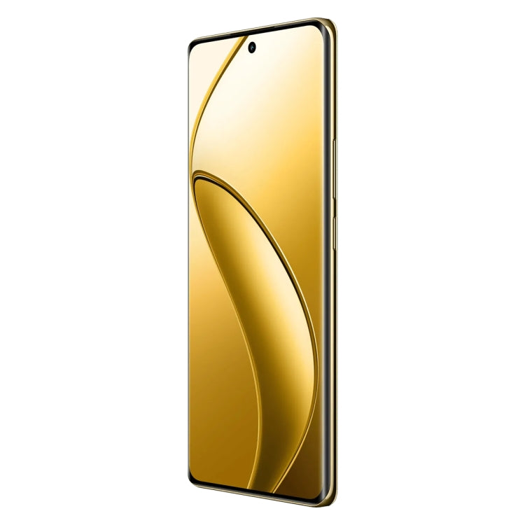Realme 12 Pro+, 12GB+256GB, Screen Fingerprint Identification, 6.7 inch Realme UI 5.0 Snapdragon 7s Gen 2 Octa Core, NFC, Network: 5G, Support Google Play (Gold)