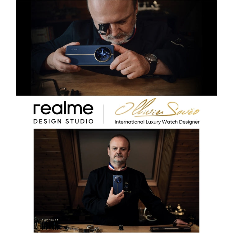 Realme 12 Pro+, 12GB+256GB, Screen Fingerprint Identification, 6.7 inch Realme UI 5.0 Snapdragon 7s Gen 2 Octa Core, NFC, Network: 5G, Support Google Play (Gold)