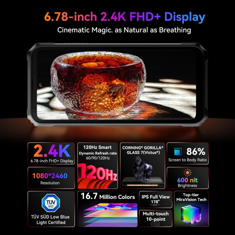 [HK Warehouse] Blackview BL9000 Pro 5G, Thermal Imaging Camera, 12GB+512GB, IP68/IP69K/MIL-STD-810H, 6.78 inch Android 14 MediaTek Dimensity 8020 Octa Core, Network: 5G, NFC, OTG (Black)