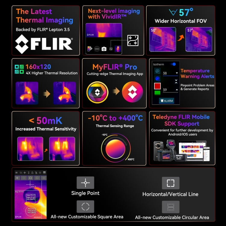 [HK Warehouse] Blackview BL9000 Pro 5G, Thermal Imaging Camera, 12GB+512GB, IP68/IP69K/MIL-STD-810H, 6.78 inch Android 14 MediaTek Dimensity 8020 Octa Core, Network: 5G, NFC, OTG (Black)