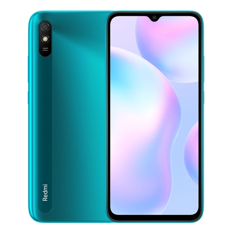 Xiaomi Redmi 9A, 4GB+64GB, 5000mAh Battery, Face Identification, 6.53 inch MIUI 12 MTK Helio G25 Octa Core up to 2.0GHz, Network: 4G, Dual SIM, Support Google Play(Green Lake)