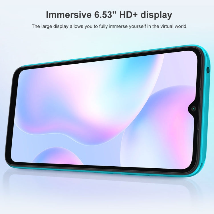 Xiaomi Redmi 9A, 4GB+64GB, 5000mAh Battery, Face Identification, 6.53 inch MIUI 12 MTK Helio G25 Octa Core up to 2.0GHz, Network: 4G, Dual SIM, Support Google Play(Green Lake)