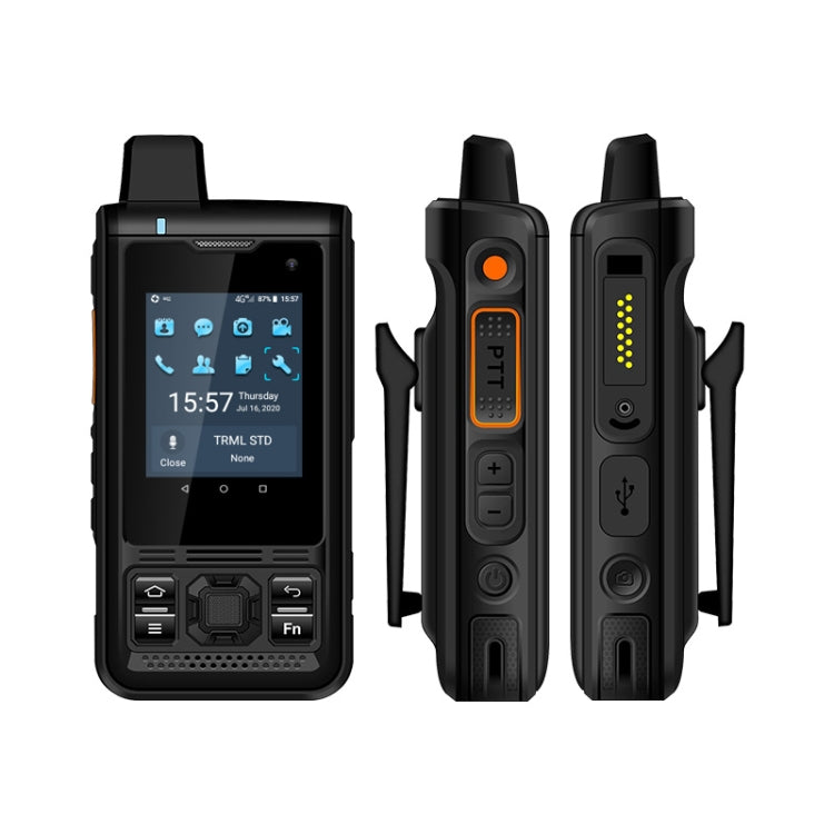 UNIWA B8000 Rugged Phone, 1GB+8GB, IP68 Waterproof Dustproof Shockproof, 4000mAh Battery, 2.4 inch Android 8.1 MTK6739 Quad Core, Network: 4G, PTT, OTG, SOS(Black)