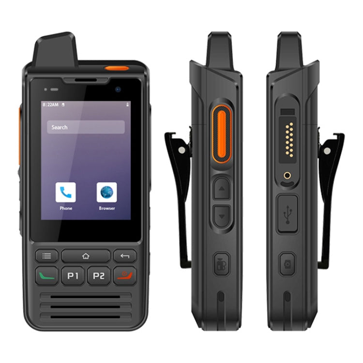 UNIWA F60 Walkie Talkie Rugged Phone, 1GB+8GB, IP68 Waterproof Dustproof Shockproof, 5300mAh Battery, 2.8 inch Android 9.0 MTK6739 Quad Core up to 1.3GHz, Network: 4G, SOS, OTG, NFC(Black)