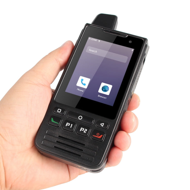 UNIWA F60 Walkie Talkie Rugged Phone, 1GB+8GB, IP68 Waterproof Dustproof Shockproof, 5300mAh Battery, 2.8 inch Android 9.0 MTK6739 Quad Core up to 1.3GHz, Network: 4G, SOS, OTG, NFC(Black)