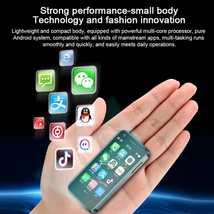 SOYES XS12, 3GB+32GB,  3.0 inch Android 9.0 MTK6737M Quad Core up to 1.1GHz, Bluetooth, WiFi, FM, Network: 4G, Dual SIM(Black)
