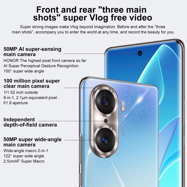 Honor 60 Pro 5G TNA-AN00, 108MP Cameras, 8GB+256GB, China Version