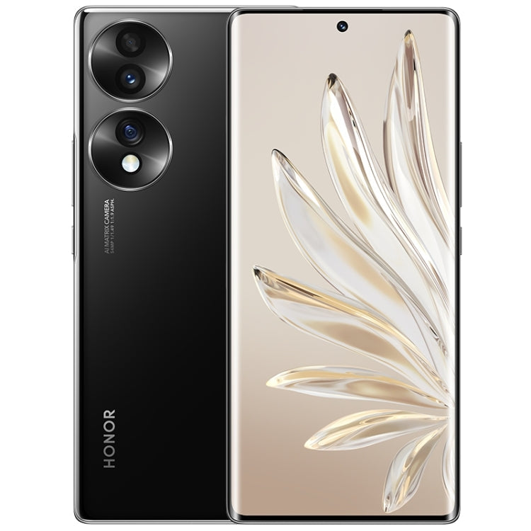 Honor 70 5G FNE-AN00, 54MP Cameras, 12GB+512GB, China Version, Triple Back Cameras, Screen Fingerprint Identification,  6.67 inch Magic UI 6.1 Qualcomm Snapdragon 778G Plus Octa Core up to 2.5GHz, Network: 5G, OTG, NFC, Not Support Google Play(Jet Black)