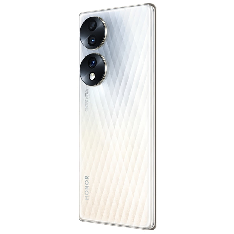 Honor 70 5G FNE-AN00, 54MP Cameras, 12GB+512GB, China Version, Triple Back Cameras, Screen Fingerprint Identification,  6.67 inch Magic UI 6.1 Qualcomm Snapdragon 778G Plus Octa Core up to 2.5GHz, Network: 5G, OTG, NFC, Not Support Google Play(Silver)