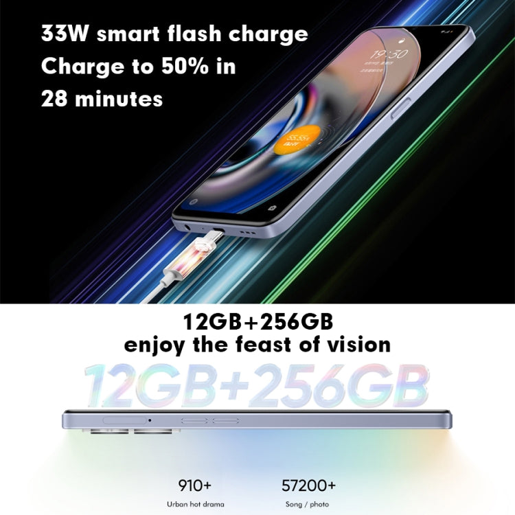 Realme V23 5G, 48MP Camera, 8GB+256GB, Dual Back Cameras, Side Fingerprint Identification, 5000mAh Battery, 6.58 inch Realme UI 3.0 / Android 12 MediaTek Dimensity 810 Octa Core up to 2.4GHz, Network: 5G, Support Google Play(Blue)