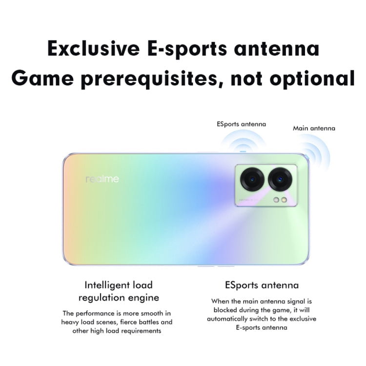 Realme V23 5G, 48MP Camera, 8GB+256GB, Dual Back Cameras, Side Fingerprint Identification, 5000mAh Battery, 6.58 inch Realme UI 3.0 / Android 12 MediaTek Dimensity 810 Octa Core up to 2.4GHz, Network: 5G, Support Google Play(Blue)