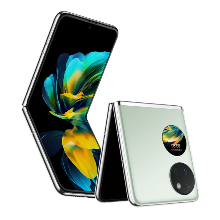 HUAWEI Pocket S 256GB BAL-AL60, 40MP Camera, China Version, Dual Back Cameras, Side Fingerprint Identification, 6.9 inch + 1.04 inch HarmonyOS 3.0 Snapdragon 778G Octa Core up to 2.42GHz, Network: 4G, OTG, NFC, Not Support Google Play(Mint Green)