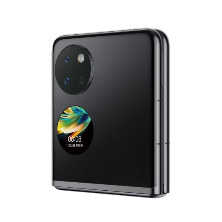 HUAWEI Pocket S 256GB BAL-AL60, 40MP Camera, China Version, Dual Back Cameras, Side Fingerprint Identification, 6.9 inch + 1.04 inch HarmonyOS 3.0 Snapdragon 778G Octa Core up to 2.42GHz, Network: 4G, OTG, NFC, Not Support Google Play(Obsidian Black)
