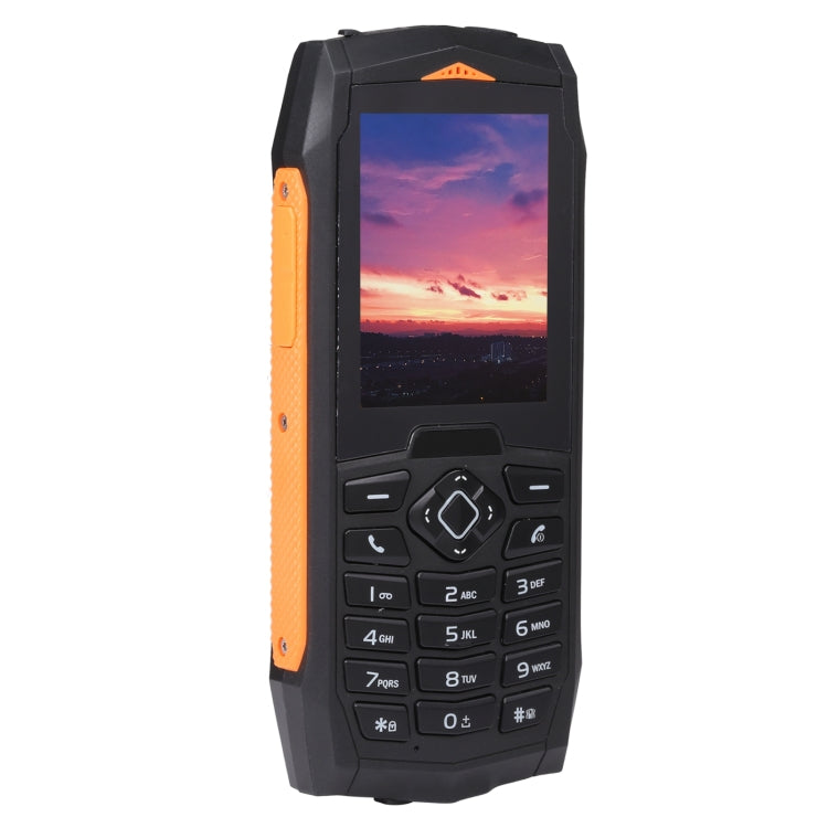 Rugtel R1C Rugged Phone, IP68 Waterproof Dustproof Shockproof, 2.4 inch, MTK6261D, 2000mAh Battery, SOS, FM, Dual SIM(Orange)
