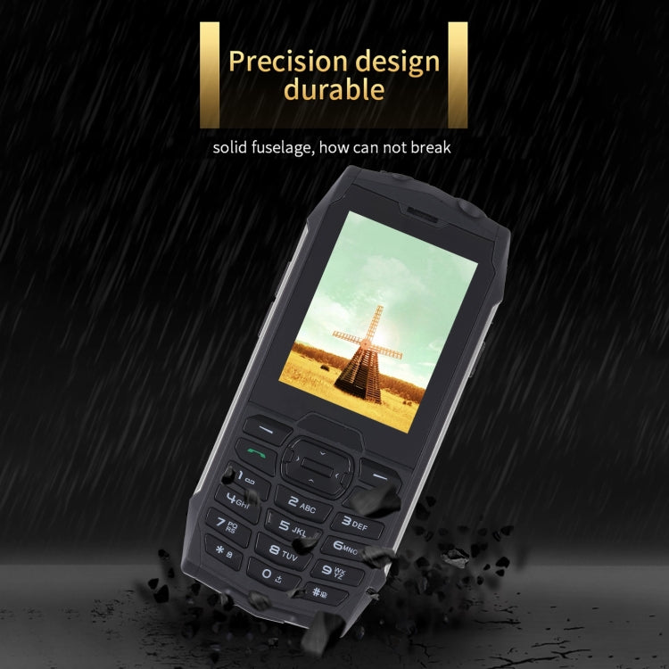 Rugtel R3C Rugged Phone, IP68 Waterproof Dustproof Shockproof, 2.8 inch, MTK6261D, 2000mAh Battery, SOS, FM, Dual SIM(Silver)