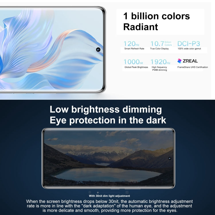 Honor 80 5G ANN-AN00, 160MP Cameras, 8GB+256GB, China Version, Triple Back Cameras, Screen Fingerprint Identification, 6.67 inch Magic UI 7.0 Qualcomm Snapdragon 782G Octa Core up to  2.7GHz, Network: 5G, OTG, NFC, Not Support Google Play(Green)