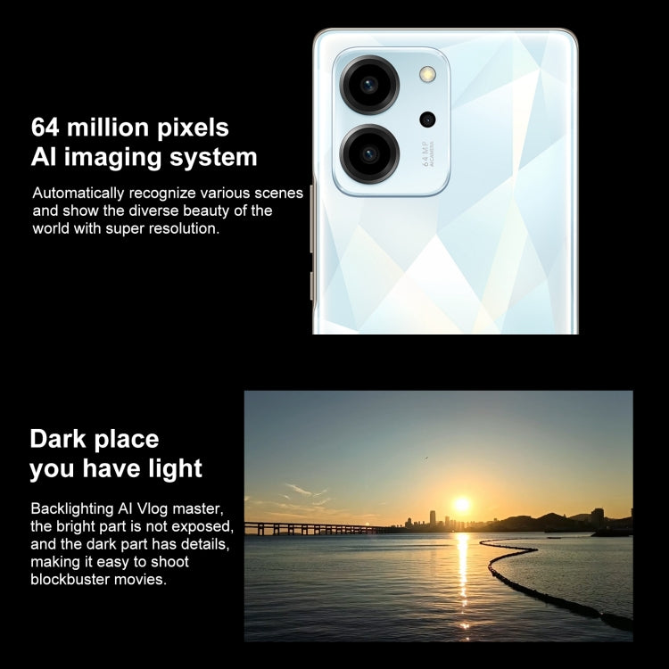 Honor 80 SE 5G GIA-AN80, 64MP Cameras, 8GB+256GB, China Version, Triple Back Cameras, Screen Fingerprint Identification, 6.67 inch Magic OS 7.0 Android 12 Dimensity 900 MT6877 Octa Core up to 2.4GHz, Network: 5G, OTG, Not Support Google Play(Baby Blue)