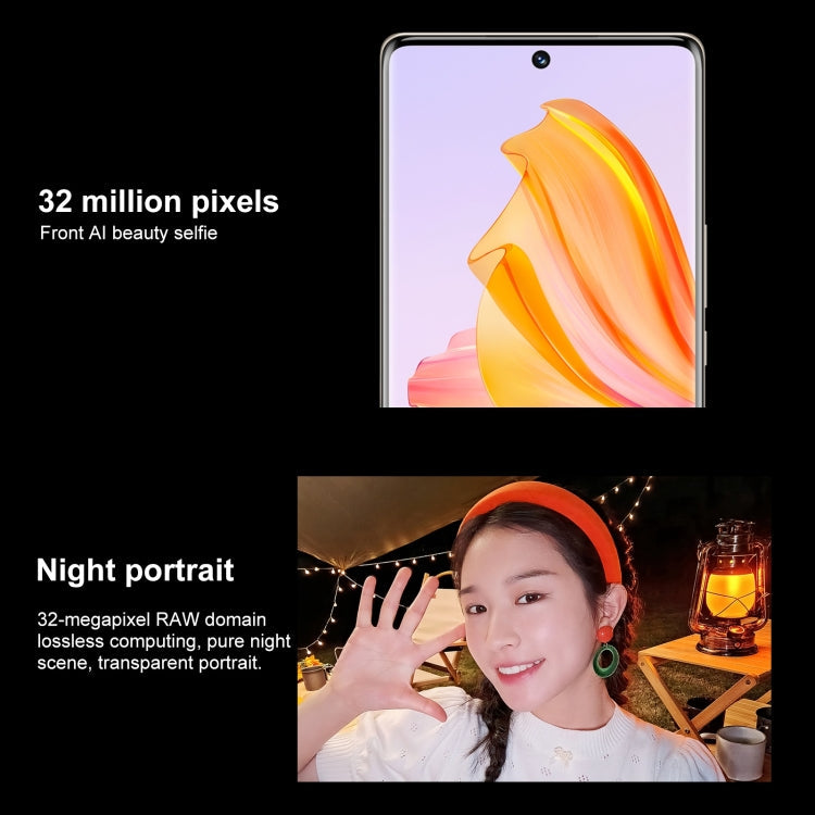 Honor 80 SE 5G GIA-AN80, 64MP Cameras, 12GB+256GB, China Version, Triple Back Cameras, Screen Fingerprint Identification, 6.67 inch Magic OS 7.0 Android 12 Dimensity 900 MT6877 Octa Core up to 2.4GHz, Network: 5G, OTG, Not Support Google Play(Pink)