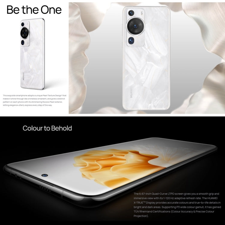 HUAWEI P60 Pro MNA-AL00, 12GB+512GB, 48MP Camera, China Version, Triple Back Cameras, In-screen Fingerprint Identification, 6.67 inch HarmonyOS 3.1 Qualcomm Snapdragon 8+ 4G Octa Core up to 3.2GHz, Network: 4G, OTG, NFC, Not Support Google Play(Emerald)