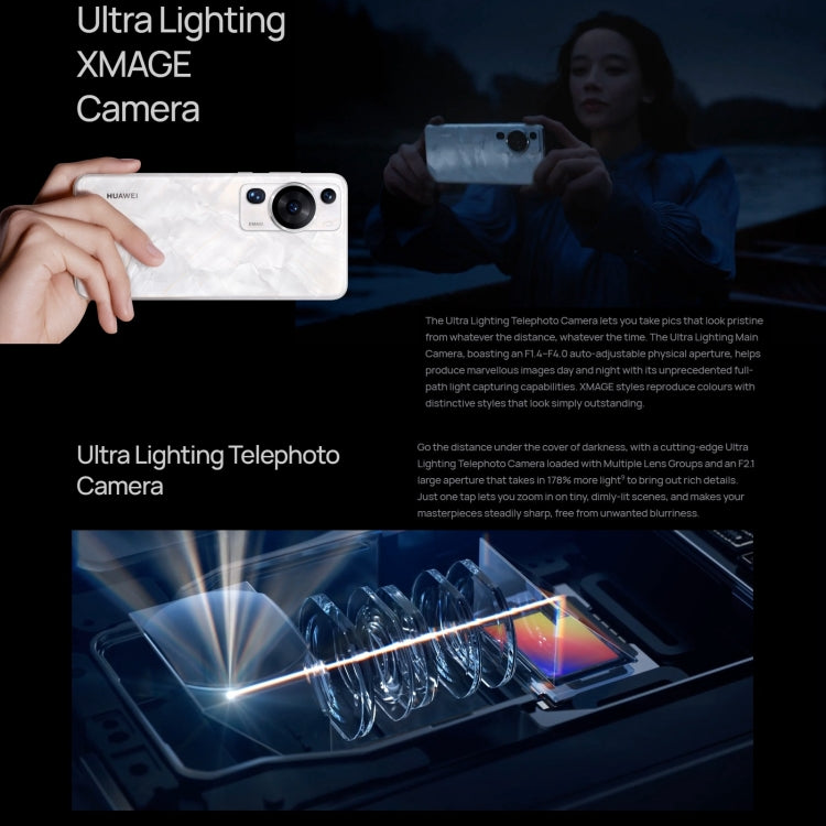 HUAWEI P60 Pro MNA-AL00, 12GB+512GB, 48MP Camera, China Version, Triple Back Cameras, In-screen Fingerprint Identification, 6.67 inch HarmonyOS 3.1 Qualcomm Snapdragon 8+ 4G Octa Core up to 3.2GHz, Network: 4G, OTG, NFC, Not Support Google Play(Emerald)