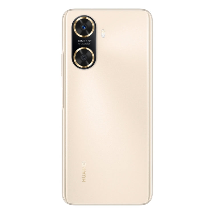 Huawei Enjoy 60 256GB MGA-AL40,  48MP Cameras, China Version, Dual Back Cameras, Face ID & Side Fingerprint Identification, 6000mAh Battery, 6.75 inch HarmonyOS 3.0 Octa Core, Network: 4G, OTG, Not Support Google Play(Gold)