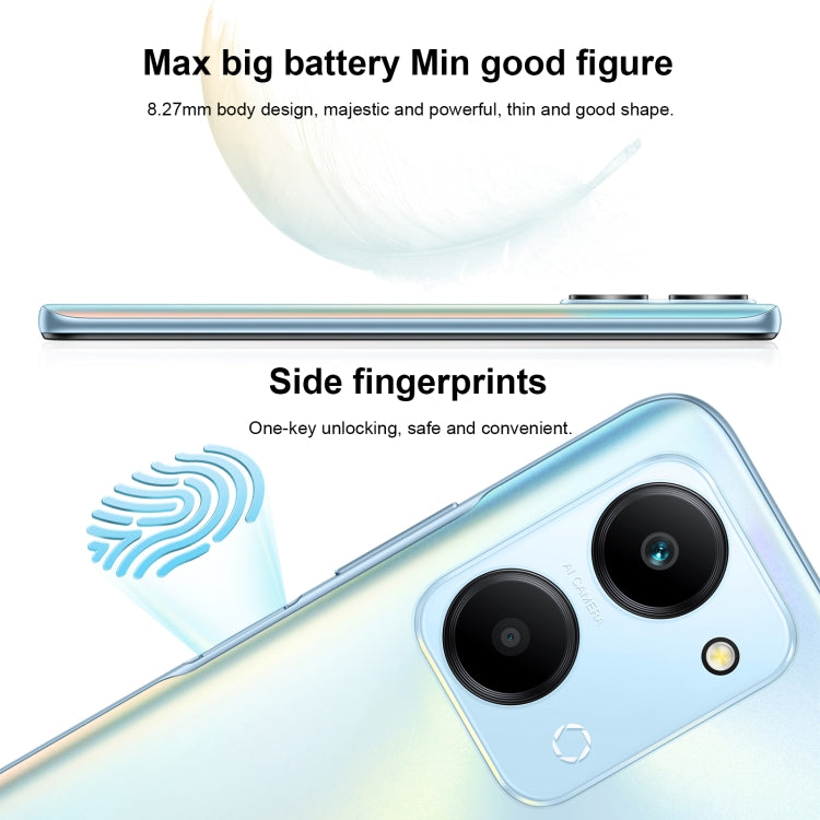 Honor Play7T RKY-AN10, 50MP Camera, 8GB+256GB, China Version, Dual Back Cameras, Side Fingerprint Identification, 6000mAh Battery, 6.74inch Magic UI 6.1 / Android 12  Dimensity 6020 Octa Core, Network: 5G, OTG, Not Support Google Play(Silver)