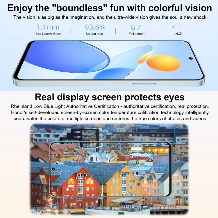 Honor Play7T Pro DIO-AN00, 50MP Camera, 8GB+256GB, China Version, Dual Back Cameras, Side Fingerprint Identification, 4000mAh Battery, 6.7inch Magic UI 6.1 / Android 12  Dimensity 6020 Octa Core, Network: 5G, OTG, Not Support Google Play(Silver)