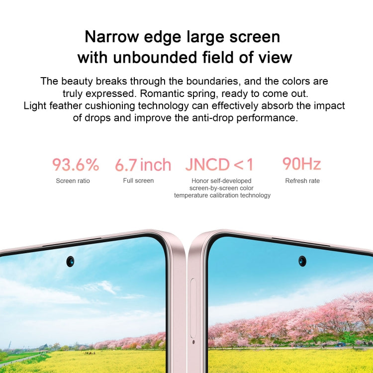 Honor X50i 5G CRT-AN00, 100MP Cameras, 8GB+256GB, China Version, Dual Back Cameras, Side Fingerprint Identification, 4500mAh Battery, 6.7 inch MagicOS 7.1 / Android 13 Dimensity 6020 Octa Core up to 2.2GHz, Network: 5G, OTG, Not Support Google Play(Pink)
