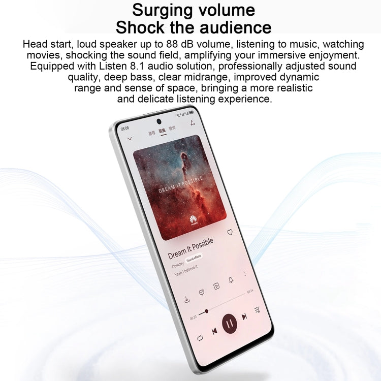 Huawei Enjoy 60 Pro 128GB MAO-AL00, China Version, Dual Back Cameras, Side Fingerprint Identification, 5000mAh Battery, 6.8 inch HarmonyOS 3.0 Qualcomm Snapdragon 680 Octa Core, Network: 4G, OTG, Not Support Google Play (Black)
