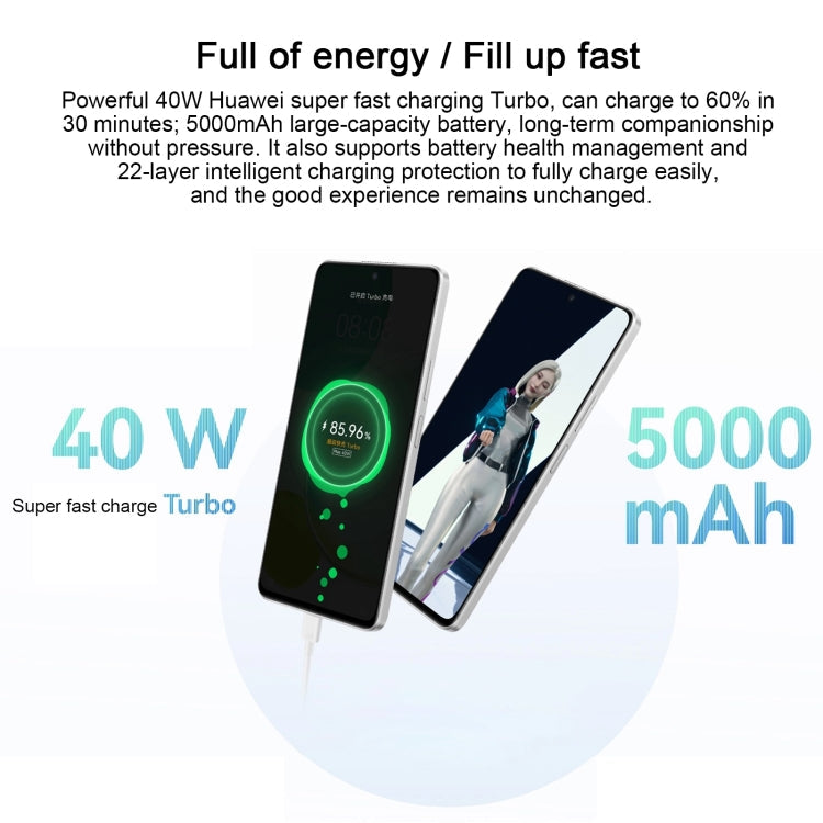 Huawei Enjoy 60 Pro 128GB MAO-AL00, China Version, Dual Back Cameras, Side Fingerprint Identification, 5000mAh Battery, 6.8 inch HarmonyOS 3.0 Qualcomm Snapdragon 680 Octa Core, Network: 4G, OTG, Not Support Google Play (Black)