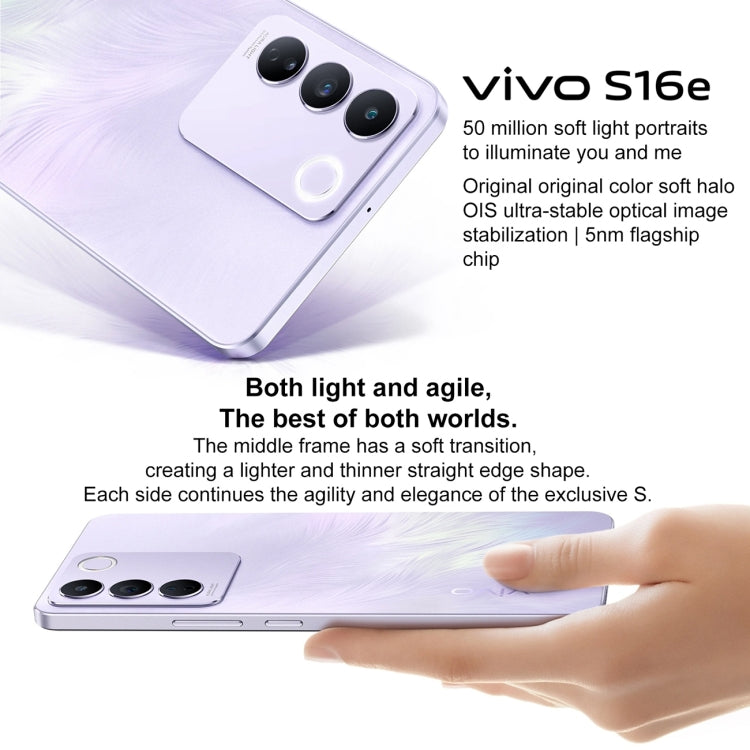 vivo S16e 5G, 50MP Camera, 12GB+256GB, Triple Back Cameras, Srceen Fingerprint Identification, 4600mAh Battery, 6.62 inch Android 11 OriginOS Ocean Exynos 1080 Octa Core up to 2.8GHz, OTG, NFC, Network: 5G(Green)