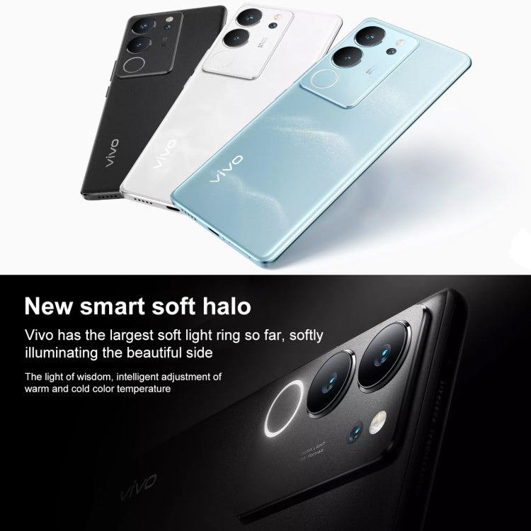 vivo S17 Pro 5G, 50MP Camera, 12GB+256GB, Triple Back Cameras, Srceen Fingerprint Identification, 4600mAh Battery, 6.78 inch Android 13 OriginOS 3 Dimensity 8200 Octa Core up to 3.1GHz, OTG, NFC, Network: 5G(Blue)