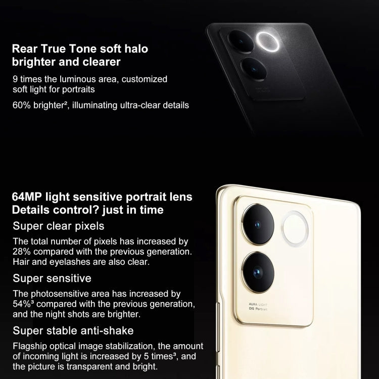 vivo S17e 5G, 64MP Camera, 12GB+256GB, Dual Back Cameras, Srceen Fingerprint Identification, 4600mAh Battery, 6.78 inch Android 13 OriginOS 3 Dimensity 7200 Octa Core up to 2.8GHz, OTG, NFC, Network: 5G (Black)