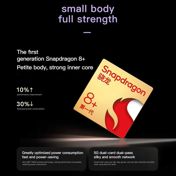 vivo X Flip 5G, 50MP Camera, 12GB+256GB, Dual Back Cameras, Side Fingerprint Identification, 4400mAh Battery, 6.74 inch + 3.0 inch Android 13.0 OriginOS 3 Qualcomm Snapdragon 8+ Gen1 Octa Core up to 3.0GHz, NFC, OTG, Network: 5G (Purple)