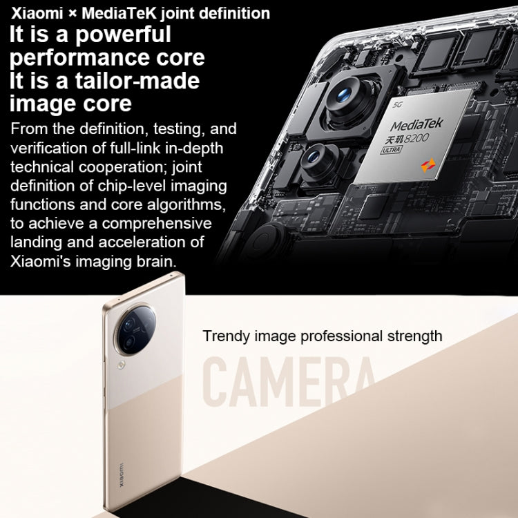 Xiaomi Civi 3 5G, 50MP Camera, 12GB+256GB, Triple Back Cameras + Dual Front Cameras, In-screen Fingerprint Identification, 4500mAh Battery, 6.55 inch MIUI 14 Dimensity 8200-Ultra Octa Core 4nm up to 3.1GHz, Network: 5G, NFC (Grey)