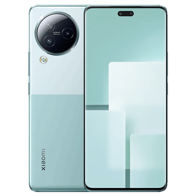 Xiaomi Civi 3 5G, 50MP Camera, 16GB+1TB, Triple Back Cameras + Dual Front Cameras, In-screen Fingerprint Identification, 4500mAh Battery, 6.55 inch MIUI 14 Dimensity 8200-Ultra Octa Core 4nm up to 3.1GHz, Network: 5G, NFC (Mint Green)