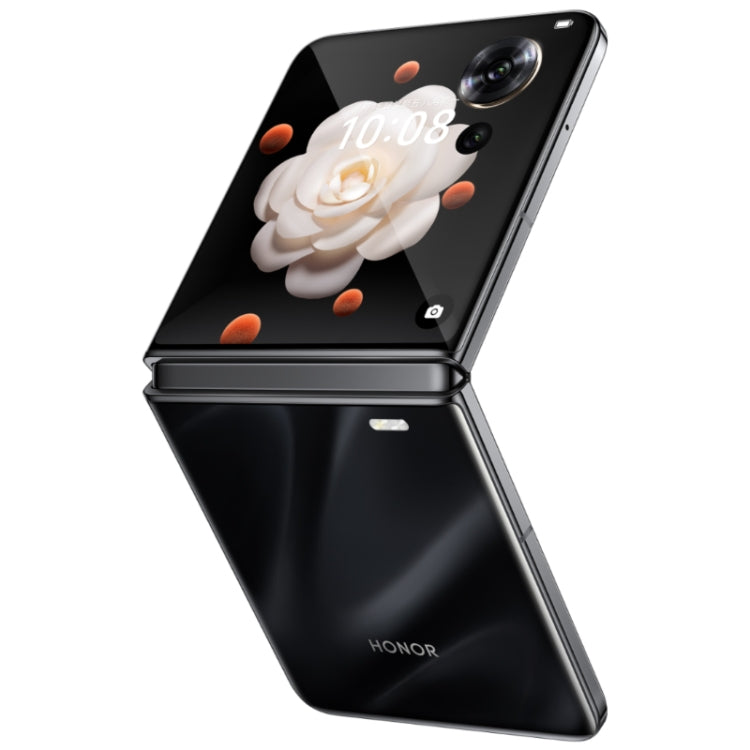 Honor Magic V Flip, 12GB+256GB, 6.8 inch + 4.0 inch Screen MagicOS 8.0 Snapdragon 8+ Gen 1 Octa Core, Network: 5G, NFC, OTG (Black)
