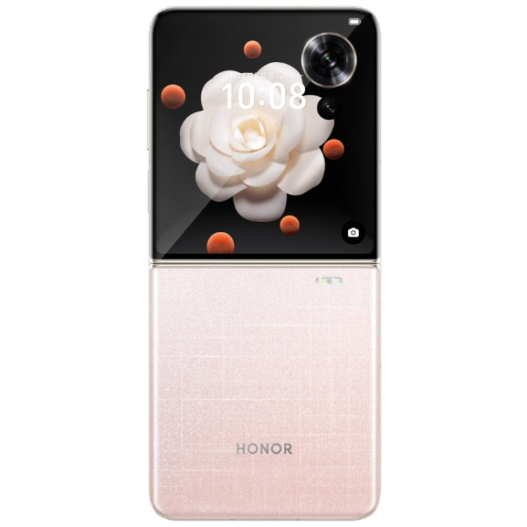 Honor Magic V Flip, 12GB+256GB, 6.8 inch + 4.0 inch Screen MagicOS 8.0 Snapdragon 8+ Gen 1 Octa Core, Network: 5G, NFC, OTG (Pink)