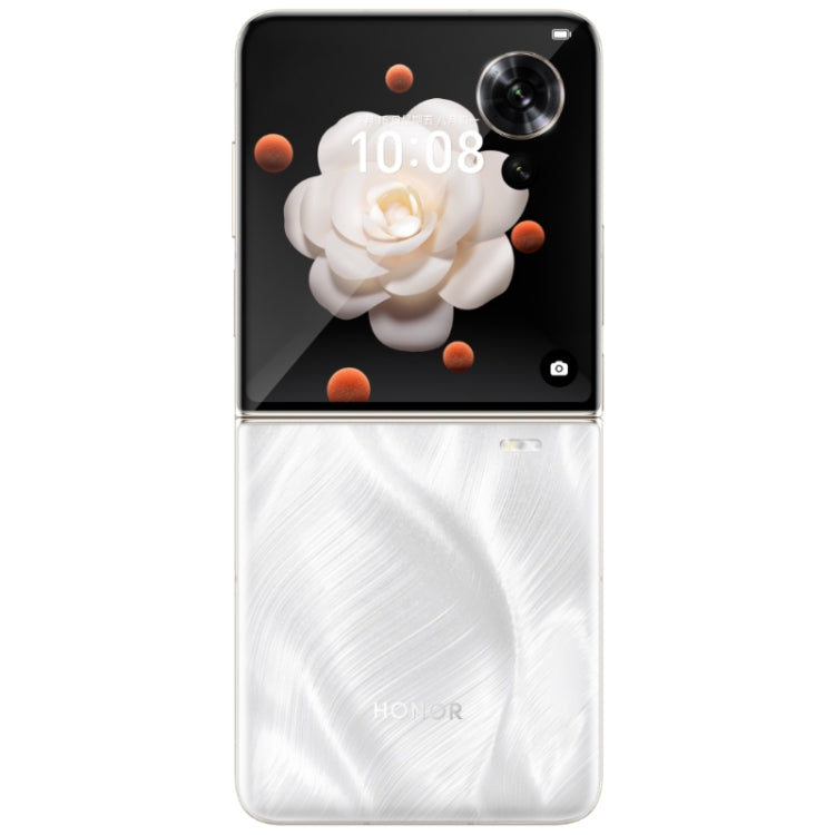 Honor Magic V Flip, 12GB+256GB, 6.8 inch + 4.0 inch Screen MagicOS 8.0 Snapdragon 8+ Gen 1 Octa Core, Network: 5G, NFC, OTG (White)