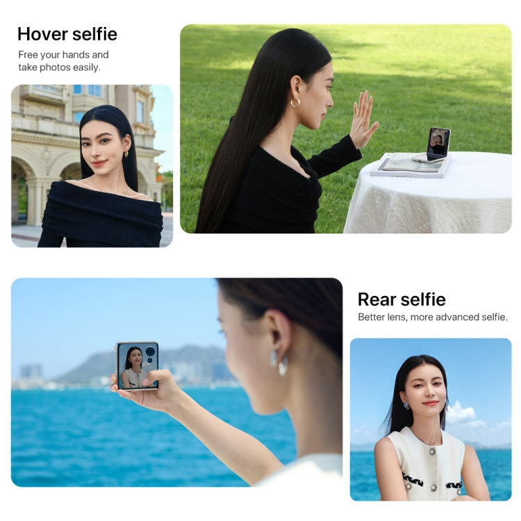 Honor Magic V Flip, 12GB+256GB, 6.8 inch + 4.0 inch Screen MagicOS 8.0 Snapdragon 8+ Gen 1 Octa Core, Network: 5G, NFC, OTG (Black)