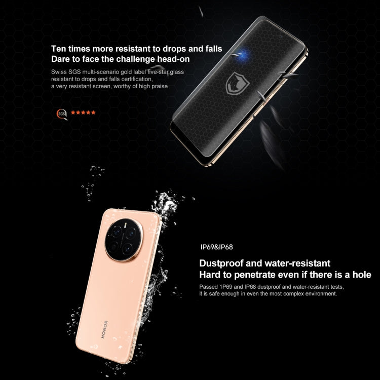 Honor Magic7, 16GB+1TB, Screen Fingerprint, 6.78 inch MagicOS 9.0 / Android 15 Snapdragon 8 Elite 3nm Octa Core, Network: 5G, NFC, OTG, Support Google Play (Black)