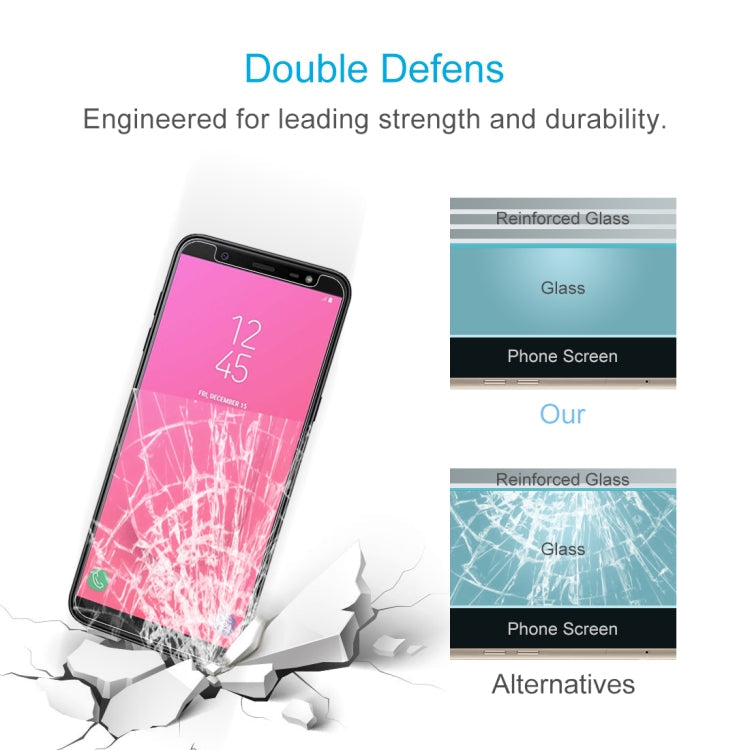 9H 2.5D Tempered Glass Film for Galaxy J8 (2018)