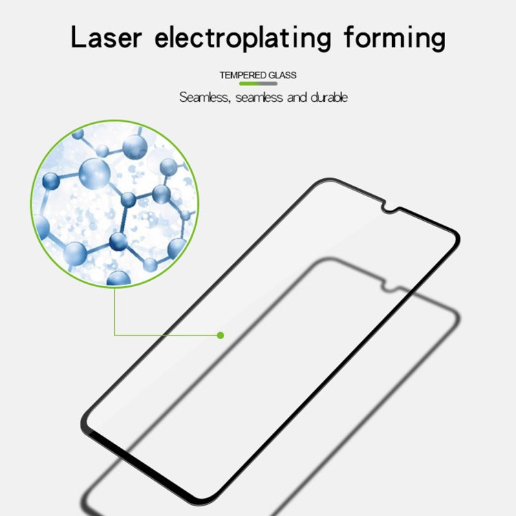 PINWUYO 9H 2.5D Full Screen Tempered Glass Film for Galaxy A40 (Black)