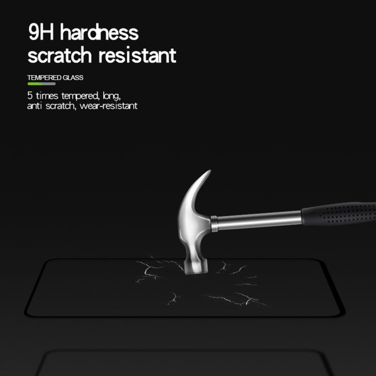 PINWUYO 9H 2.5D Full Screen Tempered Glass Film for Galaxy A90 (Black)