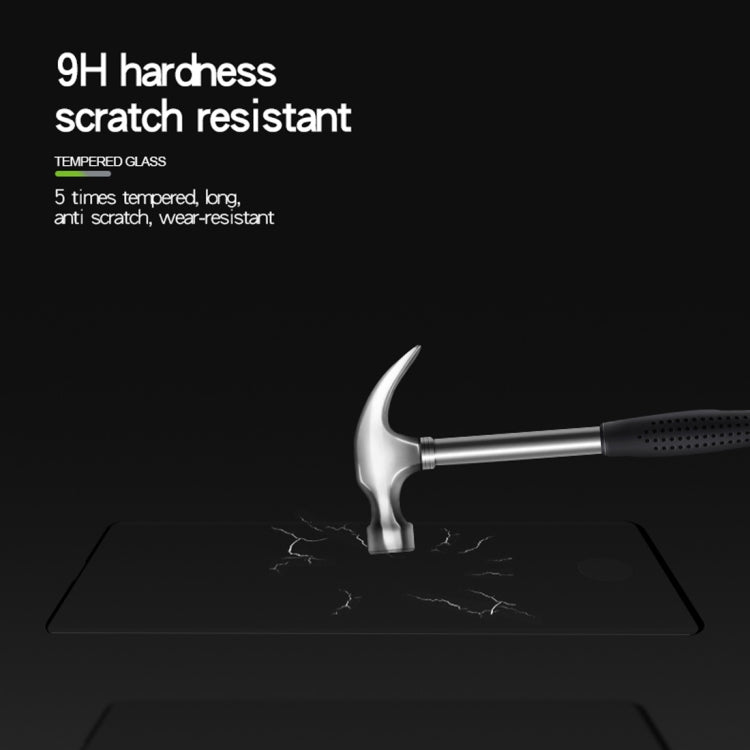 PINWUYO 9H 3D Curved Heat Bending Full Screen Tempered Glass Film for Galaxy S10 (Black)