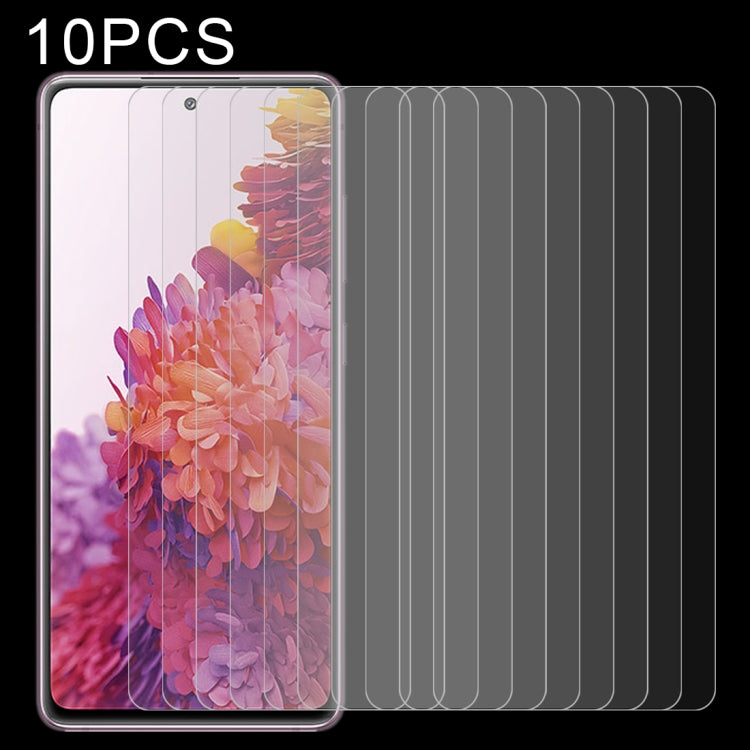 For Samsung Galaxy S20 FE / S20 FE 5G / S20 FE 2022 10 PCS 0.26mm 9H 2.5D Tempered Glass Film, For Samsung Galaxy S20 FE 5G (10 PCS)