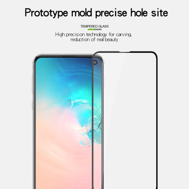 MOFI 9H 3D Explosion-proof Curved Screen Tempered Glass Film for Galaxy S10e (Black)